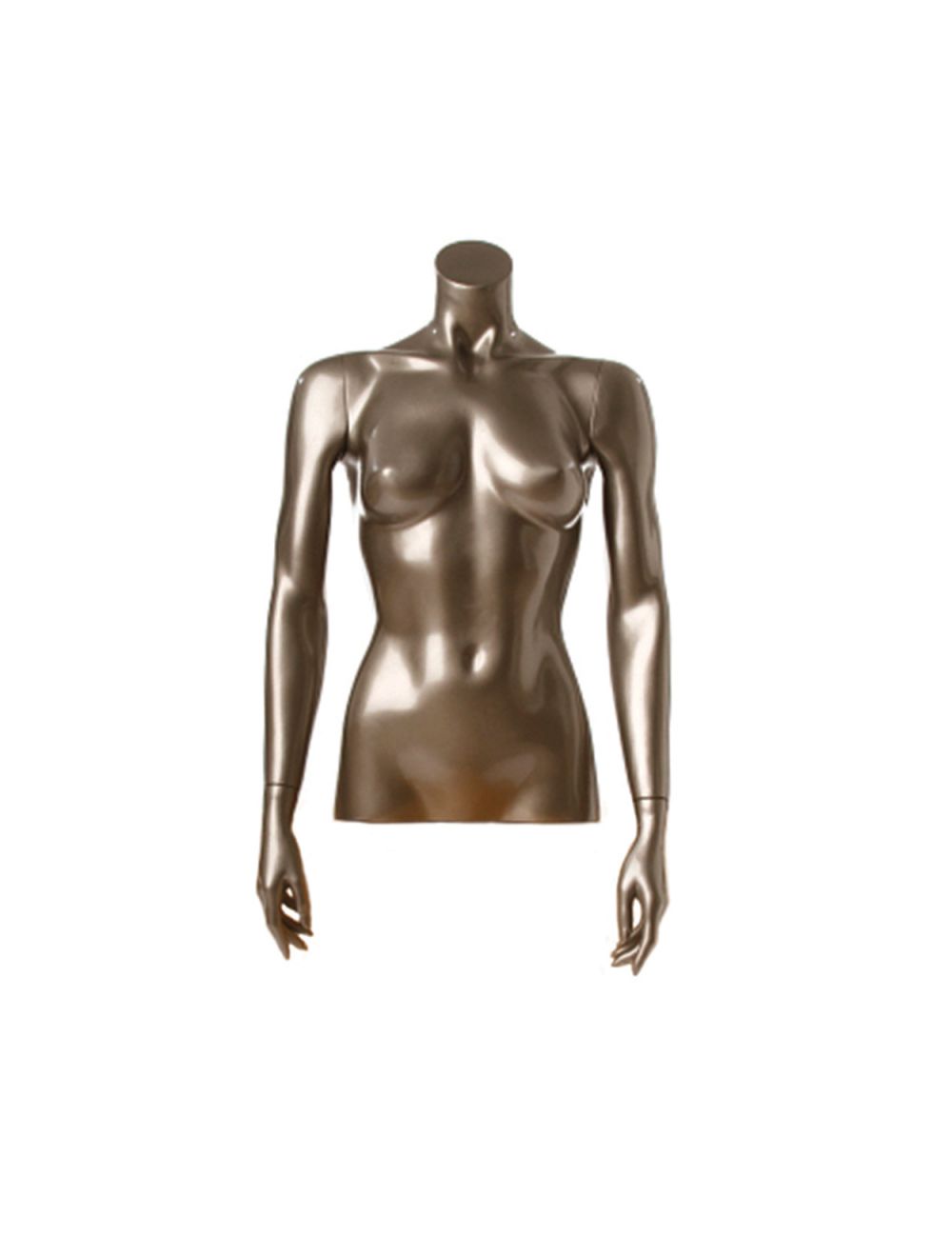 1/2 FEMALE W/ARMS Female MANNEQUIN for sale on discount