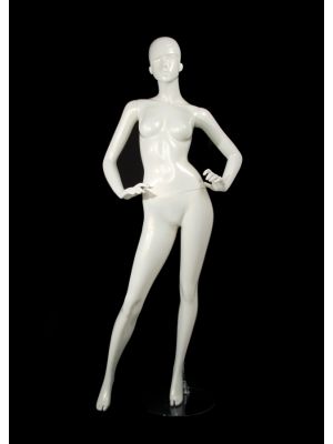 Removable Egghead MN-445 WHITE Busty Ladies Female Plastic Mannequin #EHF 